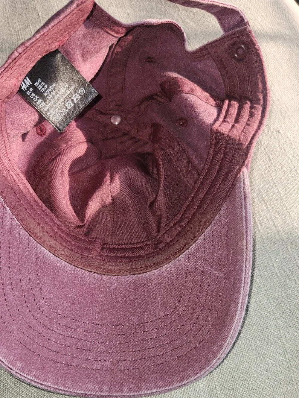 H&M Mauve/Pink 'Beverly Hills 1995' Baseball Cap